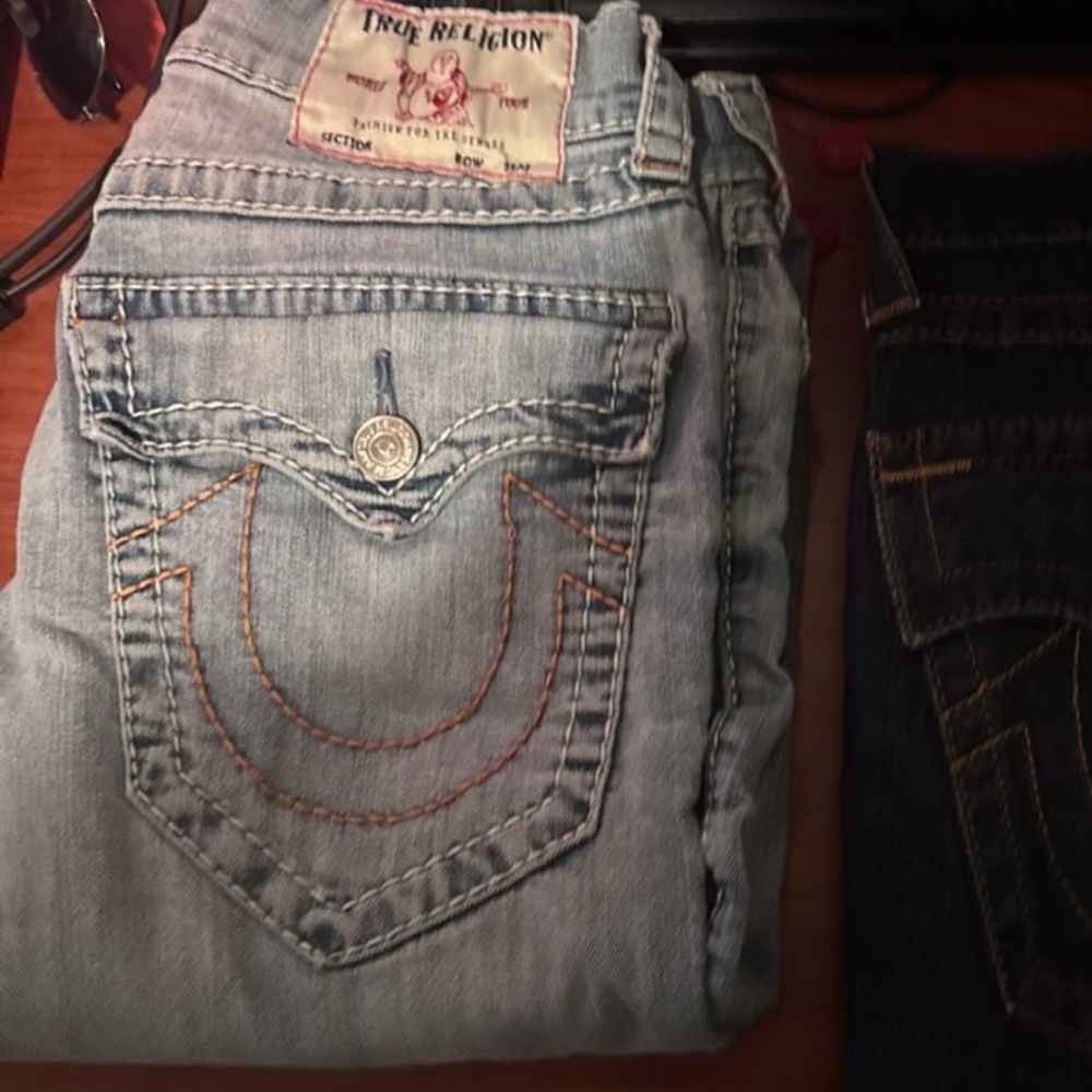 True Religion Blue and Black Jeans